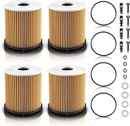 AUTOKAY 4pcs Engine Oil Filter with Seals Pack Fits for Hyundai 1.6L 2021-2022 Accent Sonata Venue E