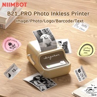 NIIMBOT B21PRO 300dpi Dual Color & Photo Label Printer, Wireless for Home/Office/Business