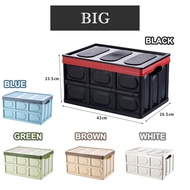 HEAVY DUTY 💥 30 / 56L Foldable Storage Box Multipurpose Clothes Blanket Toys Storage Organizer Stack