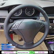 Hand sewing Microfiber Leather Auto Car Steering Wheel Cover For BMW E90 320 318i 320i 325i 330i 320