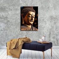 Majestic Golden Buddha Canvas Wall Prints poster Modern Home Aesthetic Decor Wall art for Bedroom Do