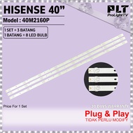 HISENSE 40 Inch 40M2160P LED Backlight TV / Lampu TV 40M2160P