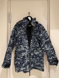 美海軍數位迷彩 兩件式保暖連帽 GORE-TEX 防水 外套