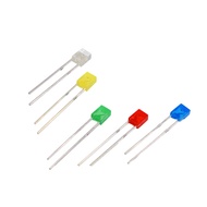 2 * 3 * 4MM Square LED White Hair White Red Emerald Green Blue Yellow Orange Luminous Diode Light Hi