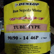 BAN DUNLOP TT901 - TUBE TYPE (70/90 - 80/90 - 90/90) RING 14 BAN LUAR MOTOR MATIC METIK DEPAN BELAKA