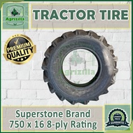 Tractor Tire 750x16 8-ply Rating Brand: Superstone INNER TUBE INCLUDED