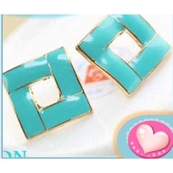 Earrings - square earrings - square earrings - unique earrings - earrings