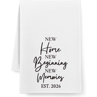 TEMU 1pc 18*26 Inch 2026 Housewarming Kitchen Towels Dish Towel Drying Cloth Gifts For Women Newly C