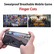 1 Pair Mobile Game Finger Cots for Mobile Legends Sensitive Sweatproof Breathable Joystick Controller