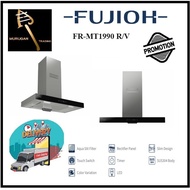 FUJIOH FR-MT1990 R/V 900MM CHINMEY COOKER HOOD WITH GLASS PANEL(GLASS BLACK)