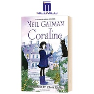 หนังสือปกอ่อนฉบับครบรอบ Coraline โดยหนังสือภาษาอังกฤษแท้นีลไกแมน