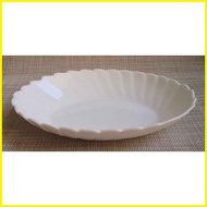 ☫ ✎ ▪ JAPAN SURPLUS! ORIGINAL ARCOPAL YAMAZAKI WHITE VESSEL OVAL/ RECTANGULAR PASTA PLATE BOWL (1 P