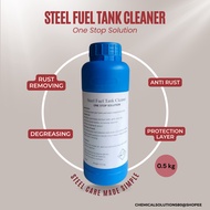 Steel Fuel Tank Cleaner 0.5kg | Rust Remover + Degreaser + Anti Rust  | One Stop Metal Cleaner & Pro