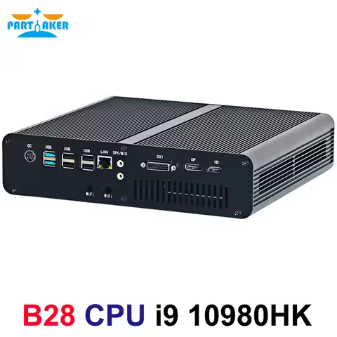 Partaker B28 Mini PC Gamer Intel Core i9 10980HK With GTX1060 3G GTX1650 4G GTX1660 6G Gaming Deskto
