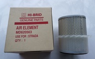กรองอากาศ/ไส้กรองอากาศ Air Filter MITSUBISHI STRADA เครื่อง2.5,2.8 มีใบพัด ปี 1996-2005 HI-BRID