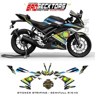 Striping R15 V3 SEMIFULL/R15 V4 MOTIF 7 ROSSI/SEMIFULL R15 V4/R15 V3/STOCK DECALS R15 V3/STICKER/STI