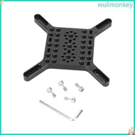 WU Aluminum Multifunctional Mounting Plate Supporting VESA 1 4inch 75x75mm