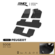3D Mats พรมปูพื้นรถยนต์ PEUGEOT 5008 (7Seat) 2017 - 2025 พรมกันลื่น พรมกันนํ้า พรมรถยนต์