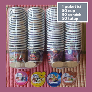 cup es krim 50 ml / cup ice cream 50 ml / paper cup ice cream 50 ml / cup es krim kertas lengkap tut