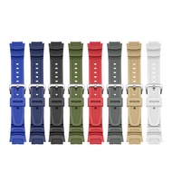 Strap for Casio AQ-S810W SGW-400H AE-1000W AE-1200 F-108WH W-215 Sport Watch Band Watchband Straps Wrist Bracelet Black