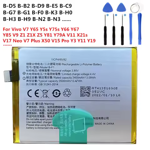 Original for Vivo V7 Y65 Y5s Y75s Y66 Y67 Y85 V9 Z1 Z1X Z5 Y81 Y79A V11 X21s V17 Neo V7 Plus X50 V15