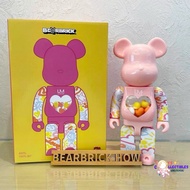 [HIGH END QUALITY] Bearbrick 400% Artistic Bear Collectors Display - Fortune Cat, Pastel &amp; More(Movable Knuckle w Sound)