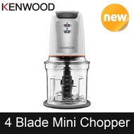 KENWOOD เครื่องสับอาหารไฟฟ้าขนาดเล็ก4ใบ CHP61.100WH KENWOOD เครื่องครัวเครื่องบดเนื้อผัก
