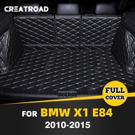 Auto Full Coverage Trunk Mat For BMW X1 E84 5-Seat 2010-2015 14 13 12 11 Car Boot Cover Pad Cargo Li