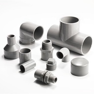 PVC Fitting Connector Socket Elbow Tee Valve Socket PT Socket End Cap Tank Connector PVC Pipe