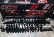 โช๊ค YSS แท้! WAVE100-110-125 ทุกรุ่น สปริงดำ ความยาว335mm.