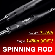 Seasir Overcast M/MH คันเบ็ดสปินนิ่งและคาสติ้ง คาร์บอนไฟเบอร์เซรามิคคู่มือแหวนความไวสูง Lure น้ําหนั