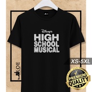 🔥 Baju Tshirt High School Musical 100% Cotton + Plus Size
