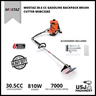 MOSTAZ 30.5CC Gasoline Backpack Brush Cutter MSBC328Z | 6 Months Warranty