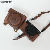 Suitable for zv1 Camera Bag ZV1-M2 Protective Case ZV1f Leather Case RX100M7 Camera Case Black Card 
