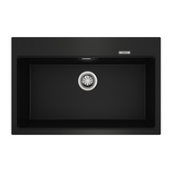 TEKA อ่างล้างจานแกรนิตสังเคราะห์ 1 หลุม LOTUS 80 B-TG 1B แถมก๊อกน้ำเย็น