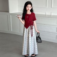 Korea Korea 2026 Big Girl Summer Casual 2025 New Style Korean Version Fashionable Thin Short-Sleeved