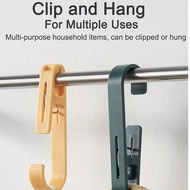 2pcs Large Laundry Clothes Clip Towel Clip, Multi-Purpose Clothes Clip Hook, Sturdy Plastic Clothes