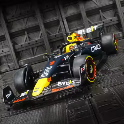 1: 24 Simulation Red Bull RB19 Model Car, Static Model Ornament, Collectible Gift