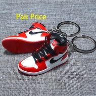 AJ1 Air jordan 1 shoes Mini aj1 KEYCHAIN GIFT deep brown barb 3D Keychain aj1