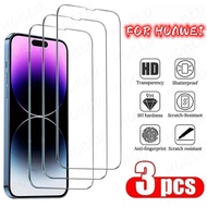 1-3Pcs Tempered Glass For HuaWei Y7 Y9 Y6 Prime Pro 2019 Y6P Y7P Y8P 2020 Y6S Y7A Y9A Y9S Nova 4E 7 