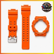 GA110 Bnb GD100 Bnb Glossy Orange with Grey Wording Bnb Ga110 GD100 Tali Jam GA110 Strap GA120 GD120