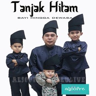 Tanjak Hitam dan Tanjak Merdeka Instant Exclusive Boleh Laras Washable Free Size dari Bayi, Kanak-ka