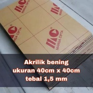 Limited - akrilik/Akrilik lembaran 1,5 mm 40x40/Akrilik bening