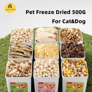 Freeze Dried Chicken Snack Pet Freeze 500G chicken cube for cat serbuk kucing Booster Gemuk Makanan