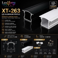 LED Channel Strip Light Aluminium Led Aluminium Profile Casing Profile Track Housing Aluminium 1mete
