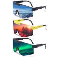 Today's New Product/Cycling Sunglasses Large Frame Colorful Plating Real Film Polarized Sunglasses S