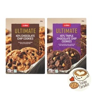 Coles Ultimate 40% Chocolate Chips Cookies 400g