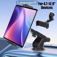 Legogoll Suction Cup Tablet Car Phone Holder For Samsung Galaxy Z Fold 4 3 2 Stand Adjustable Mobile