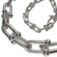 TIFFANY&Co./Tiffany HardWear 漸變鍊式項鍊，925純銀，107.8克，45厘米，銀色，女士款 [二手]