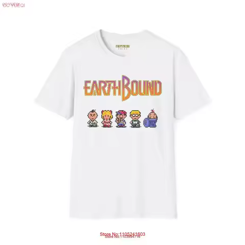 Earthbound retro gaming Mother 2 video game tee Ness Mr Saturn Julie Jeff Poo Softstyle T Shirt vint
